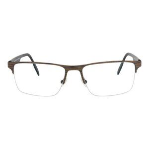 Maui Jim Mens Square/Rectangle Wood Grain Black Transparent Fashion Designer